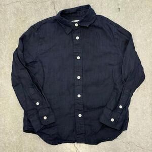 QUINCE Navy Long Sleeve Shirt